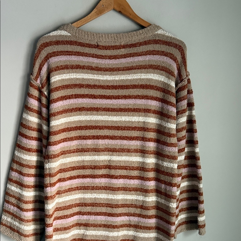 FREE PEOPLE BEACH TOES IN THE SAND MAXI SWEATER TUNIC DRESS XS - Picture 8 of 12